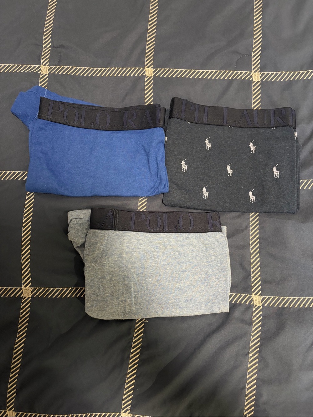 Polo by Ralph Lauren 3-Pack Boxer Briefs - Blue, Navy, Light Blue